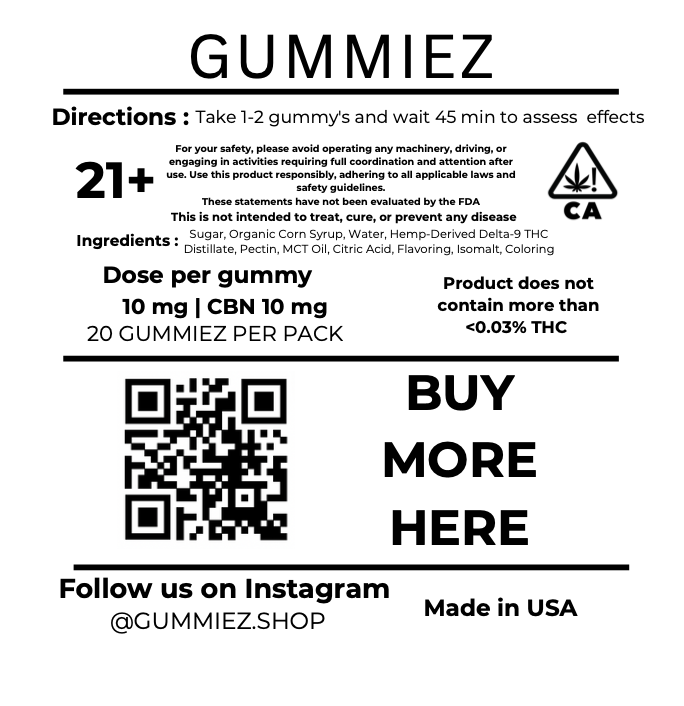 LAVENDER LEMONADE SLEEP GUMMIEZ 200MG 20PK