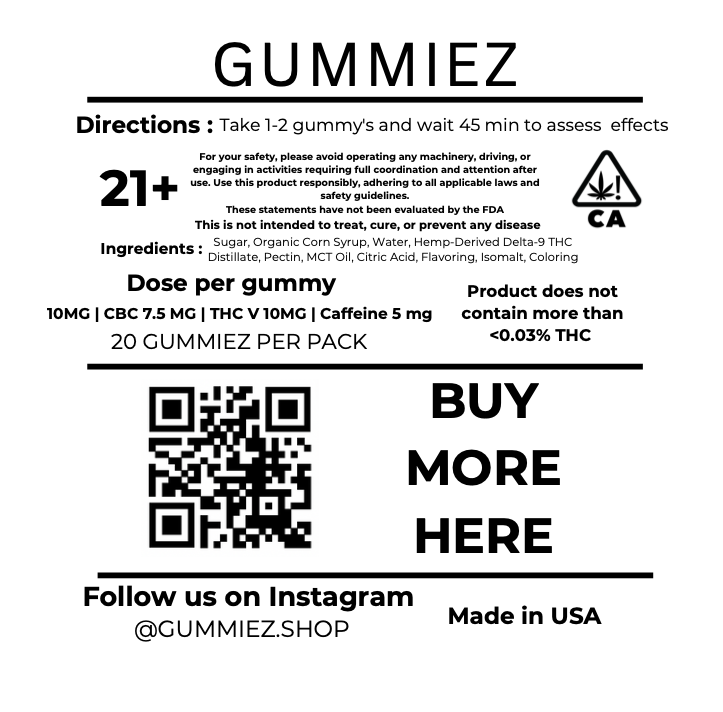 PINK LEMONADE ENERGIZING GUMMIEZ 200MG 20PK